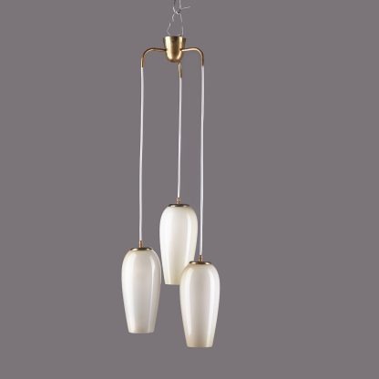 Paavo Tynell Ceiling Lamp in Brass, 1940s